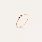 Micra 0.06 CT Black Diamond Ring