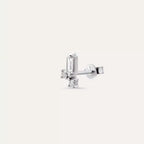 Micra 0.09 CT Baguette Diamond White Gold Mini Single Earring