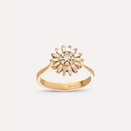 Shiny 0.49 CT Diamond Rose Gold Ring