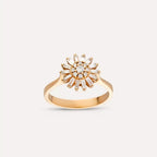 Shiny 0.49 CT Diamond Rose Gold Ring