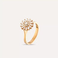 Shiny 0.49 CT Diamond Rose Gold Ring
