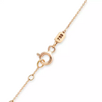Sion Rose Gold Necklace with Sapphire and Diamond Stones