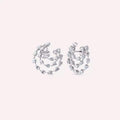 Sirav Diamond White Gold Earrings