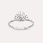 Solis Diamond-Accented White Gold Ring