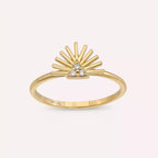 Solis Diamond Yellow Gold Ring