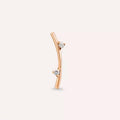 Steep Pırlanta Taşlı Rose Altın Piercing