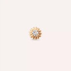 Soleil Diamond Rose Gold Single Earring