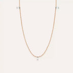 Tess Diamond Rose Gold Necklace
