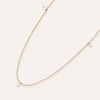 Tess Diamond Rose Gold Necklace