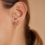 Tiara Diamond White Gold Single Earring