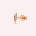 Traverse Diamond Rose Gold Single Earring
