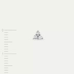 Triangle Diamond White Gold Single Earring