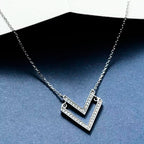 Vector 0.16 CT Diamond White Gold Necklace