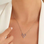Vector 0.16 CT Diamond White Gold Necklace