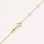 Vanya Emerald and Diamond Yellow Gold Necklace