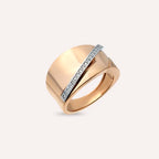 Vectra 0.29 CT Diamond Rose Gold Ring