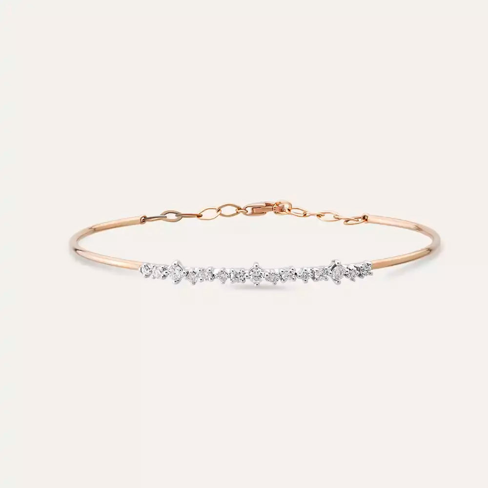 Velora Diamond Rose Gold Bracelet