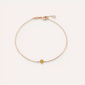 Vera Sapphire Stone Rose Gold Bracelet