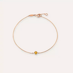 Vera Sapphire Stone Rose Gold Bracelet