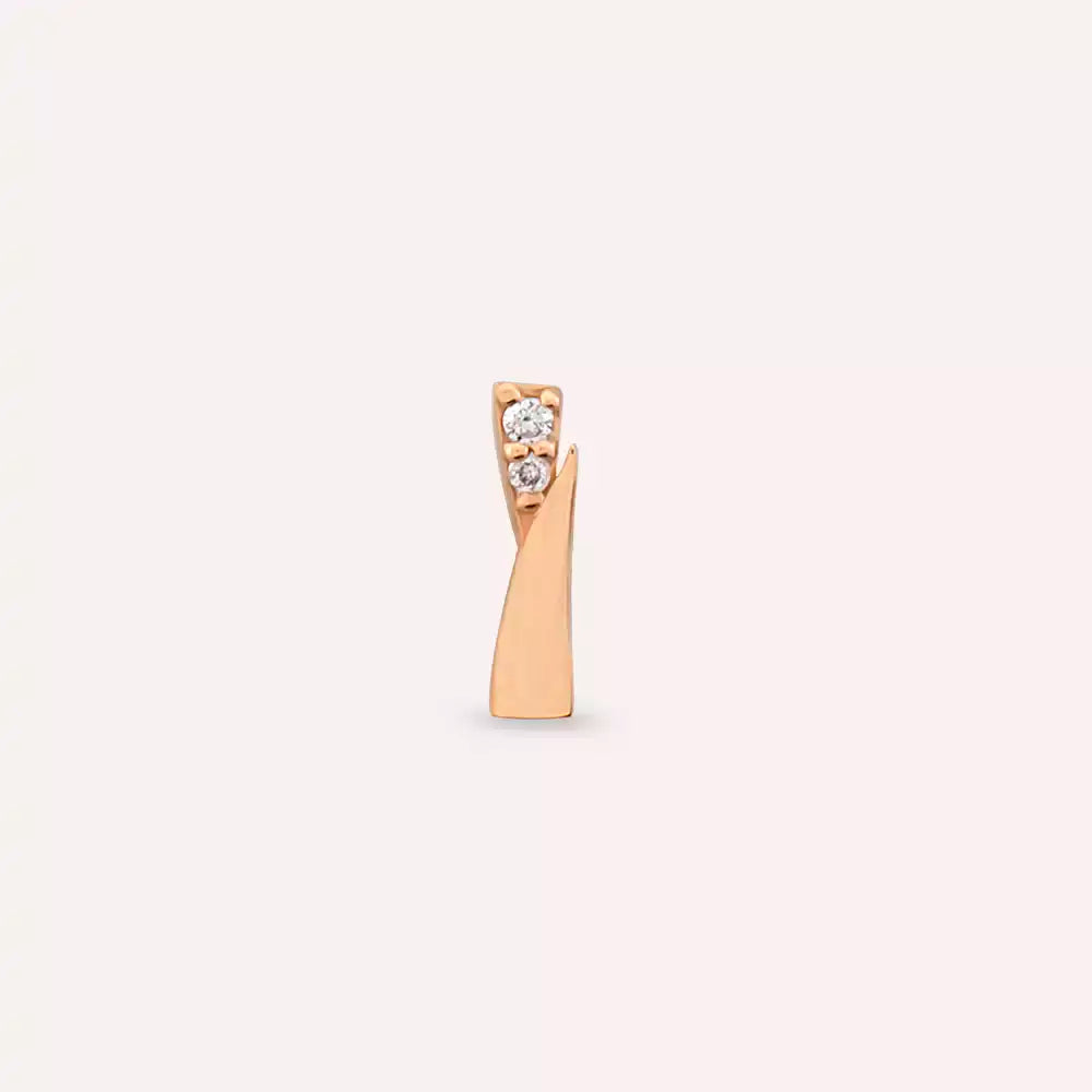 Vina Diamond Rose Gold Piercing