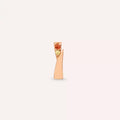 Vina Yellow and Orange Sapphire Rose Gold Piercing