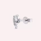 Visal Diamond White Gold Single Earring