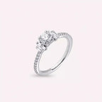 Ward Baguette-Cut Diamond White Gold Ring