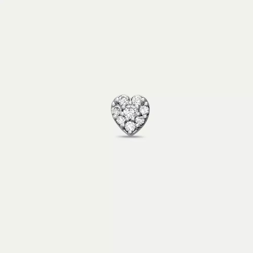 White Cherie Diamond Mini Single Earring