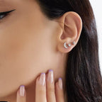 White Cherie Diamond Mini Single Earring