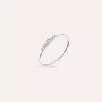 White Peak 0.04 CT Diamond Ring