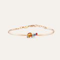Cosmo 1.02 CT Multicolor Sapphire and Diamond Rose Gold Bracelet